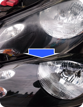 ヘッドライトクリーニング