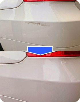 自動車の傷の修理